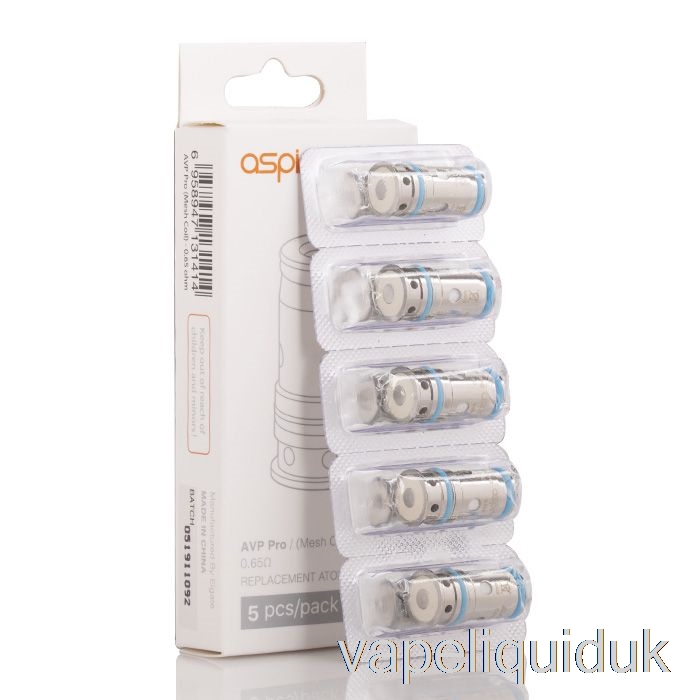 Aspire AVP Pro Replacement Coils 0.65ohm Coils Vape Juice